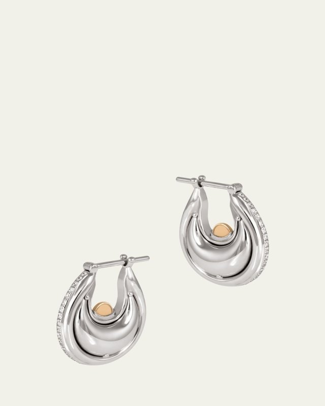 Diana Diamond Hoop Earrings